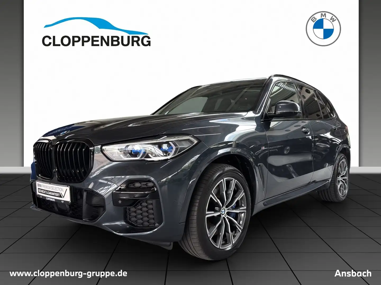 BMW X5 xDrive40d M Sportpaket Head-Up+AHK+StHz+Navi Grau - 1