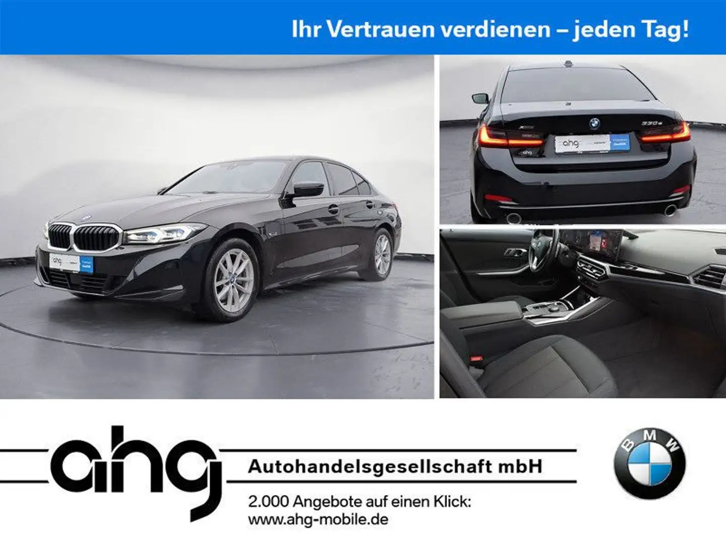 BMW 330 e xDrive Innovationsp. el. Sitze HIFI ACC Schwarz - 1