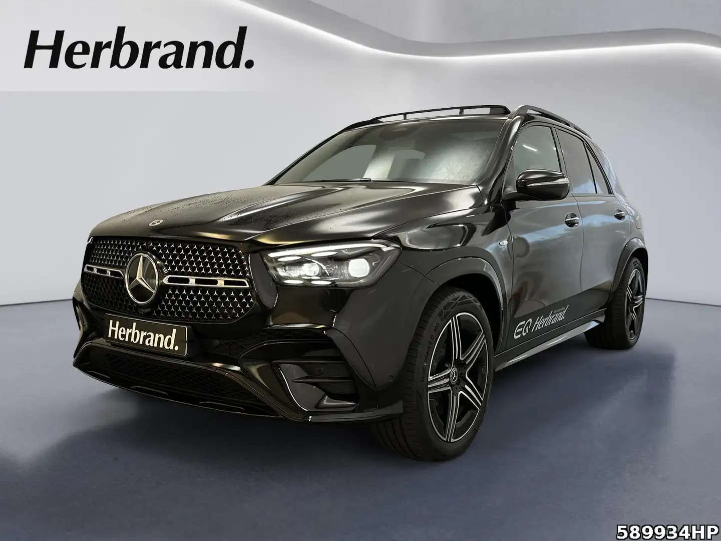 Mercedes-Benz GLE 350 de 4MATIC +AMG+NIGHT+PANO+AHK+DISTR+360+ Schwarz - 1