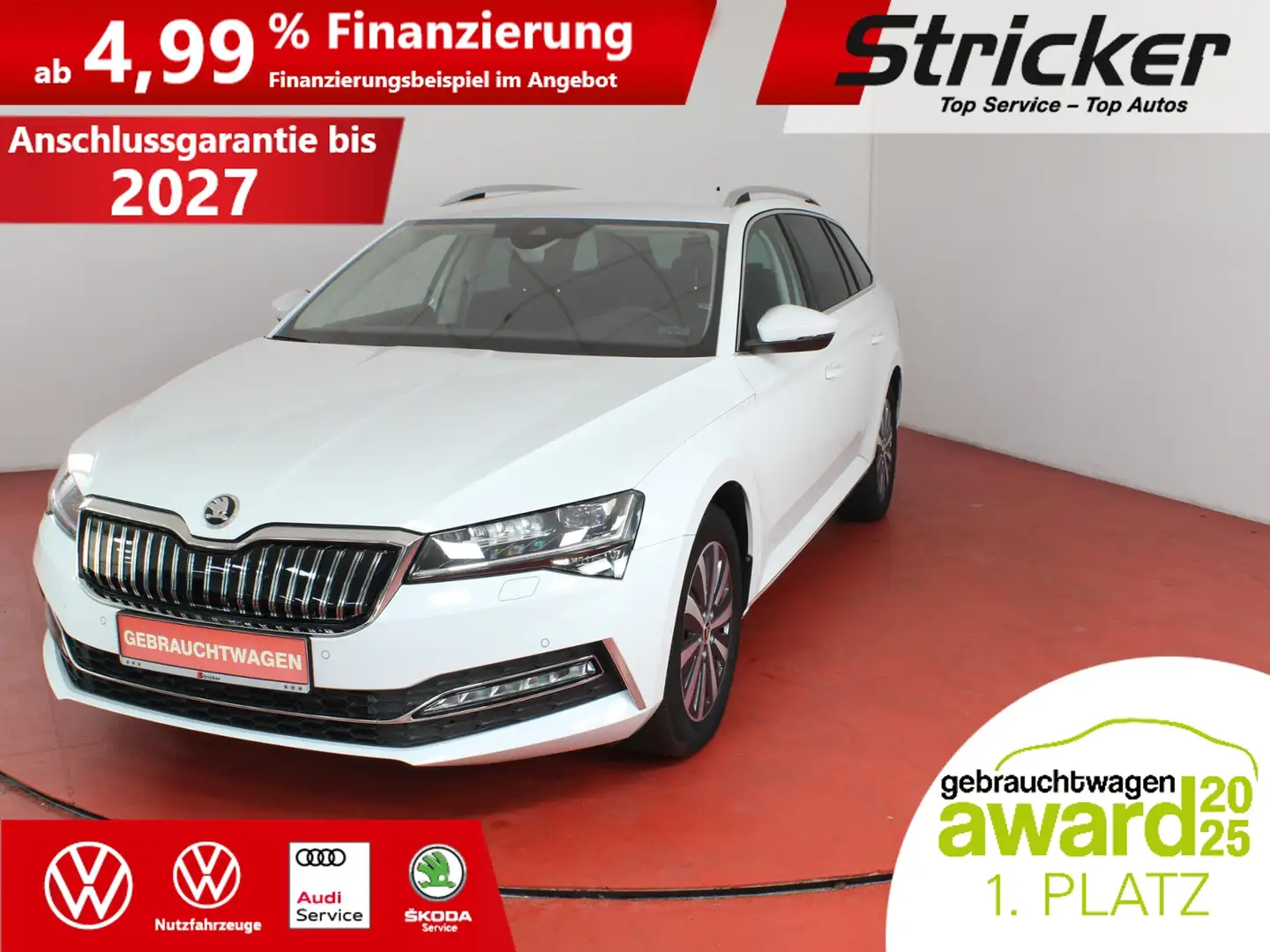 Skoda Superb Combi iV Style 1.4TSI DSG 269,-ohne Anzahlung Kam Weiß - 1