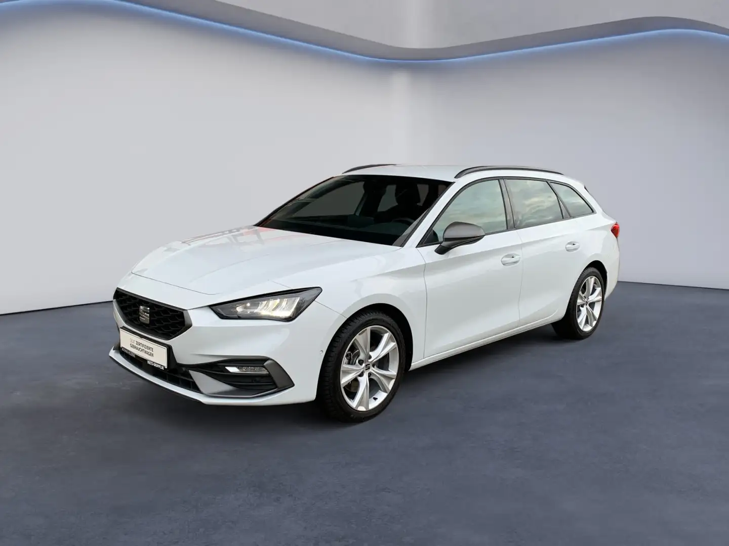 SEAT Leon ST 2.0 TDI FR AHK+NAVI+RFK Weiß - 1