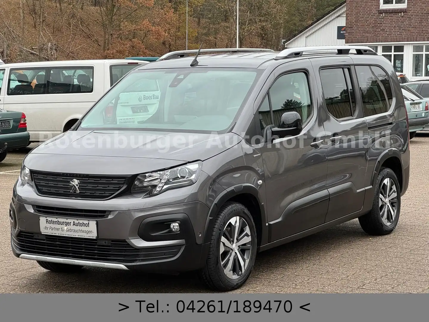 Peugeot Rifter 1.2 ALLURE*L2*GT-LINE*NAVI*KAMERA*TÜV NEU Grau - 2