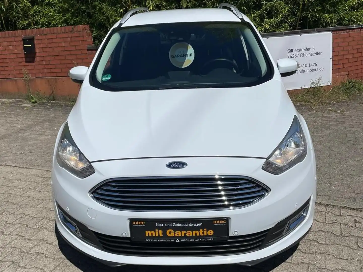 Ford Grand C-Max Titanium // Scheckheft FORD // Leder // Navi // Blanc - 2