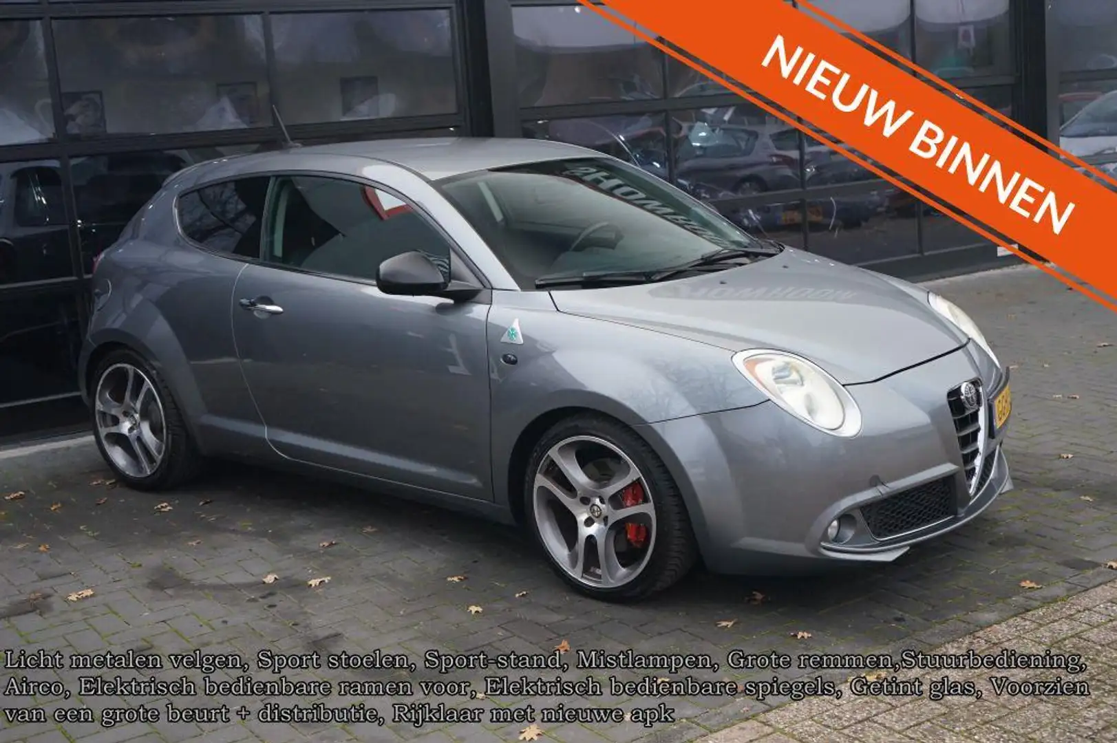 Alfa Romeo MiTo 1.4 T Turismo, Airco, 155PK, 17 inch, Rijklaar Grau - 1
