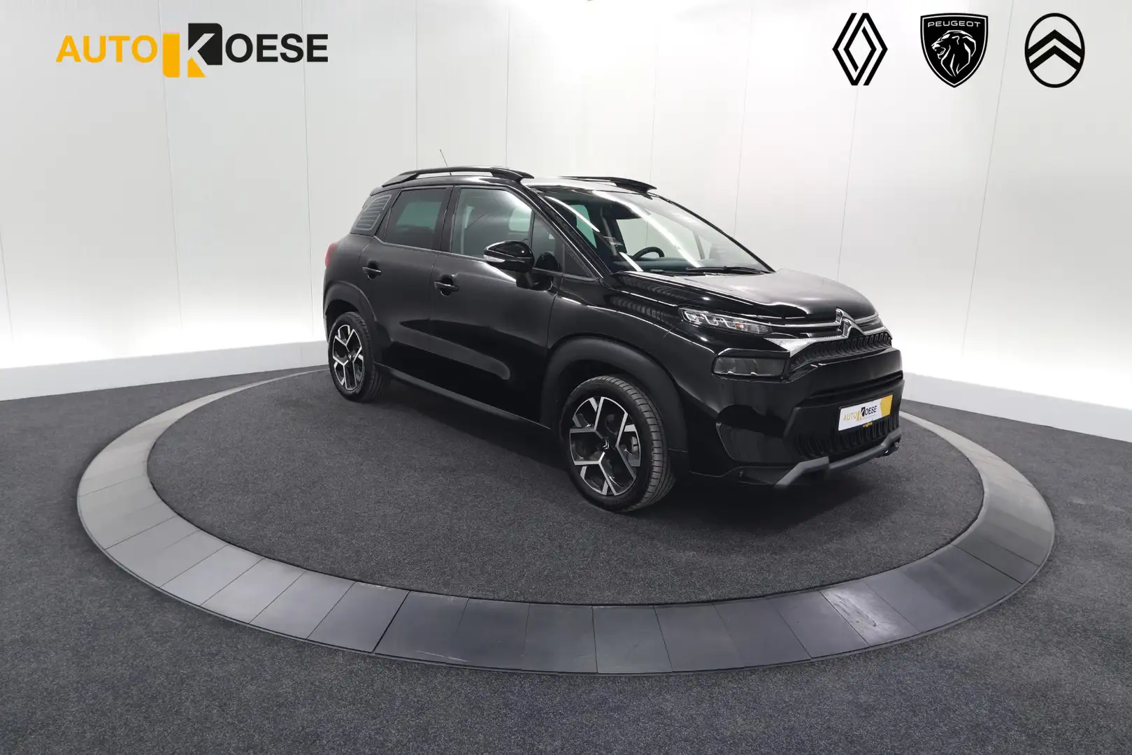 Citroen C3 Aircross PureTech 130 EAT6 Max | Camera | Navigatie | Apple Zwart - 1