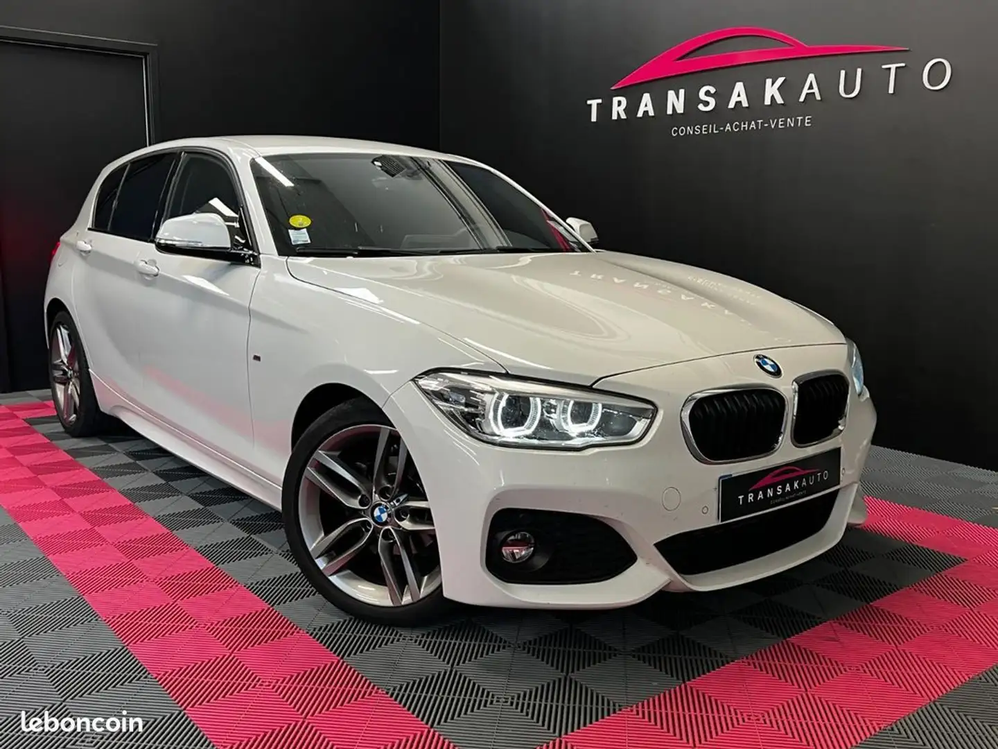 BMW 114 SERIE F20 LCI2 114d 95 ch M Sport Pack Shadow- ORI Blanc - 1