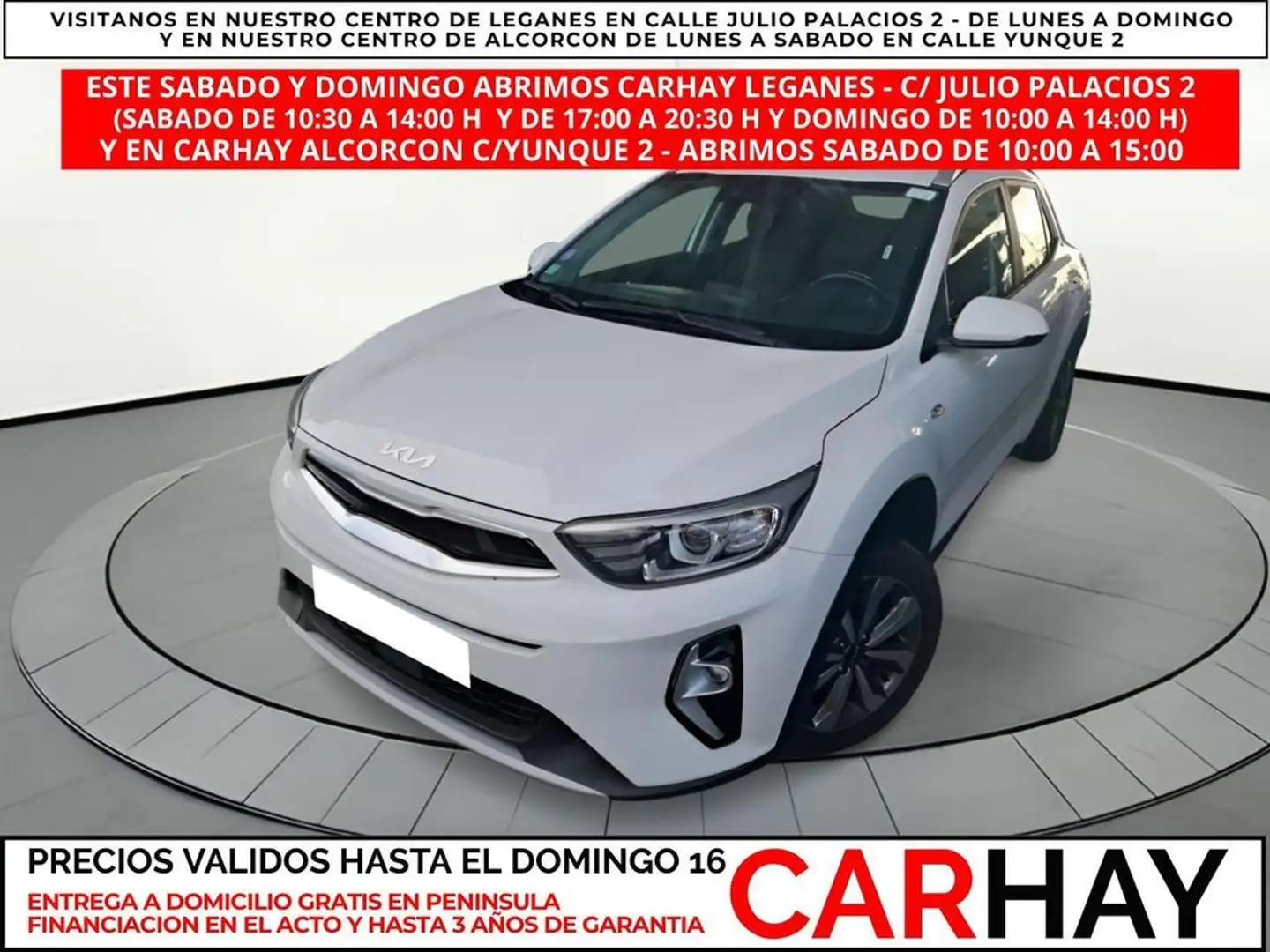 Kia Stonic 1.0 T-GDi 120ch MHEV Active Business Blanc - 1