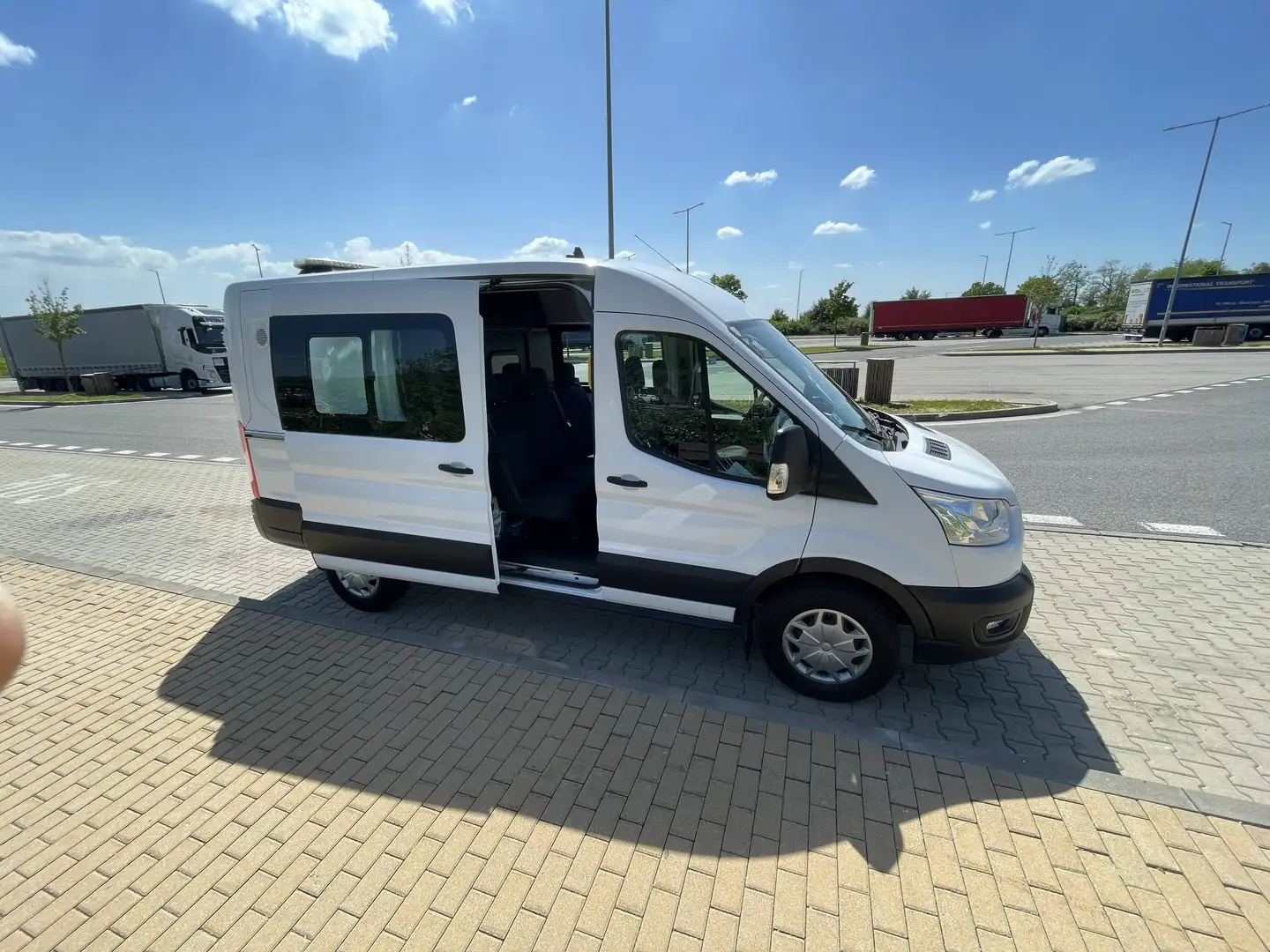 Ford Transit Ford Transit L2H2 Doka Webasto Motor überholt TÜV neu Weiß - 2