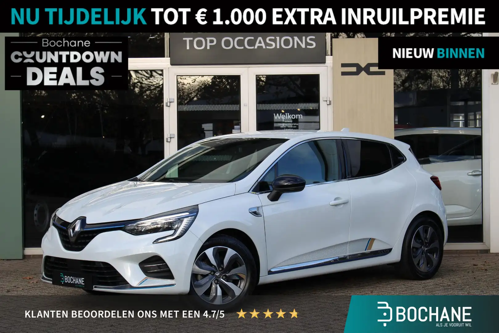 Renault Clio 1.6 E-Tech Hybrid 140 Serie Limitee E-TECH | Camer Blanc - 1