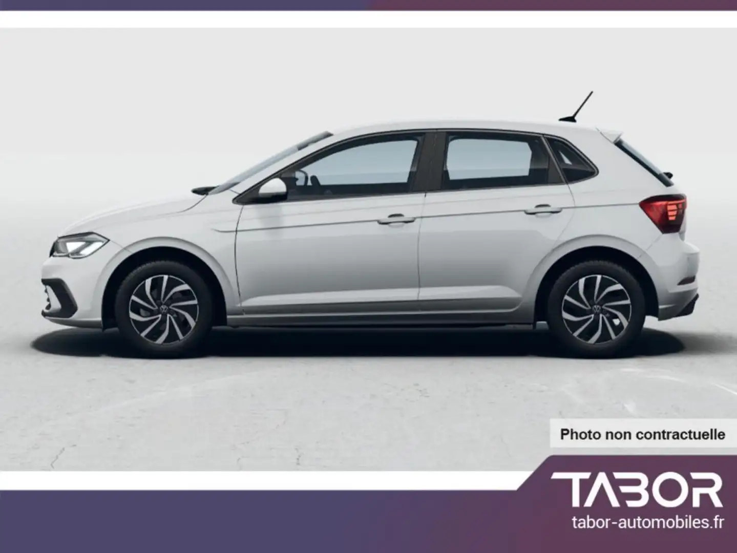 Volkswagen Polo 1.0 TSI 80 LED 15p Reg AppCo Blanc - 2
