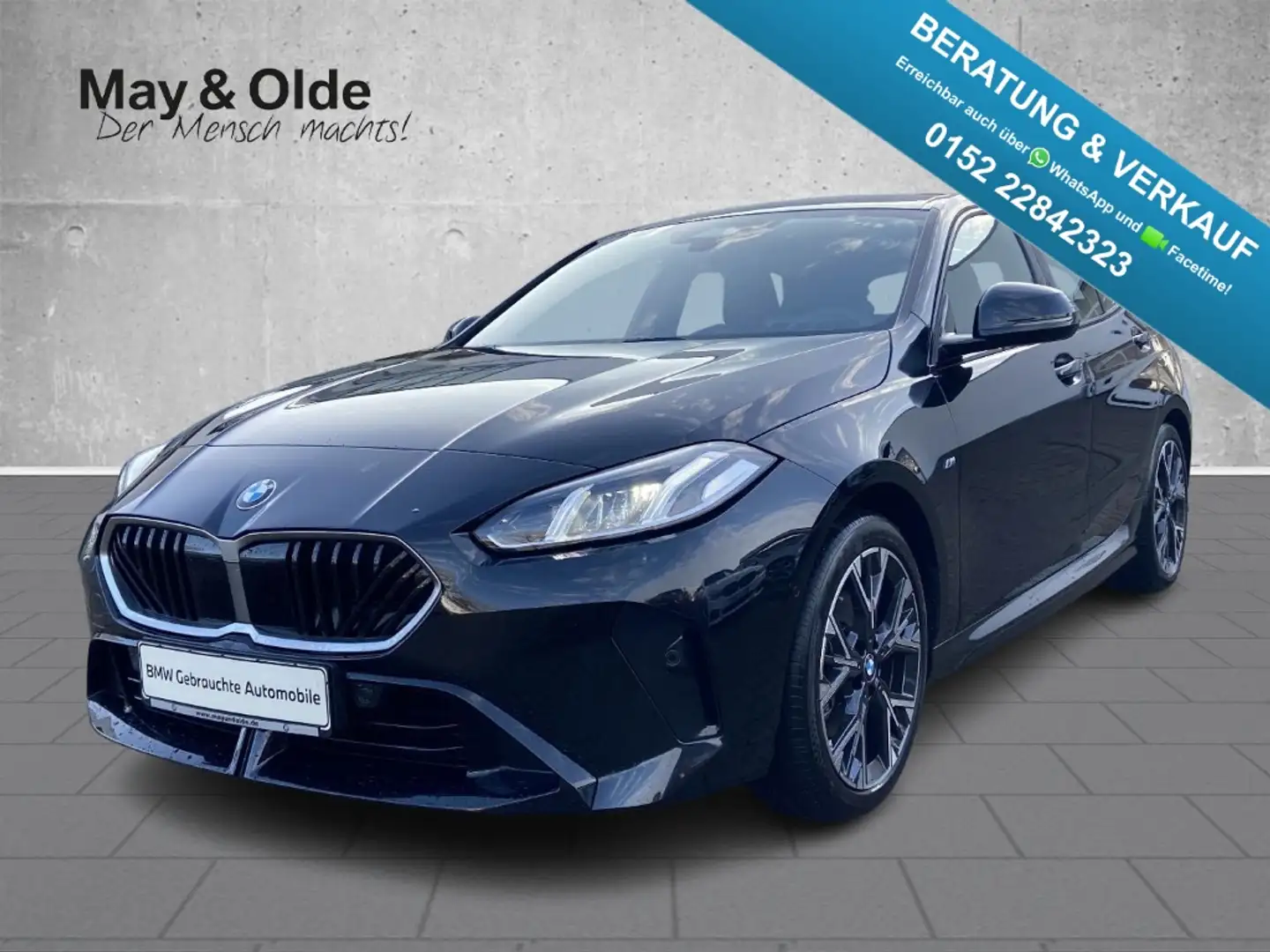 BMW 120 M Sport Navi LED ACC DAB SHZ DA+18 Zoll Schwarz - 1