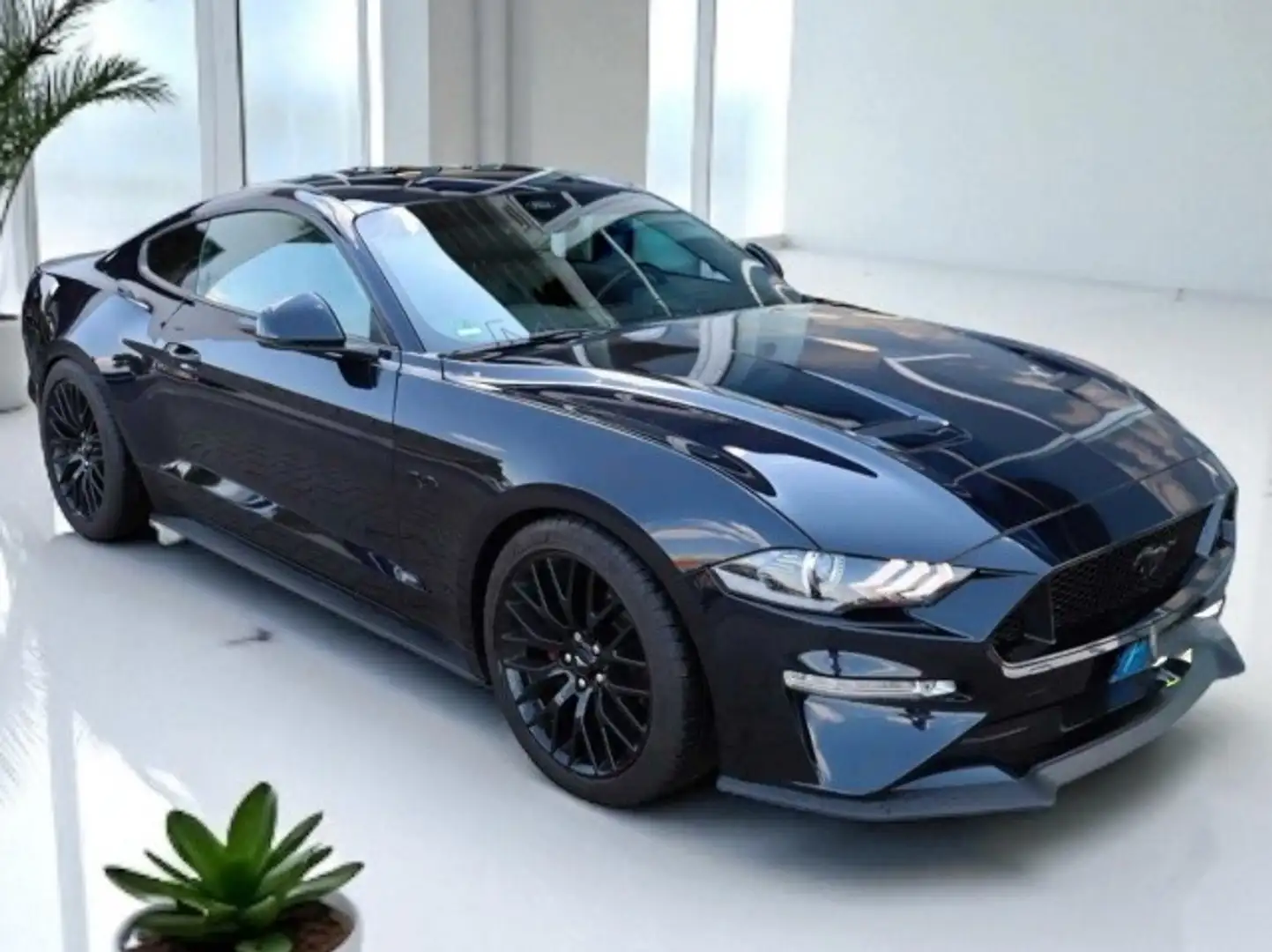 Ford Mustang GT V8 6gang 1.Hd+ Deutsch+ Unfallfrei Blau - 2