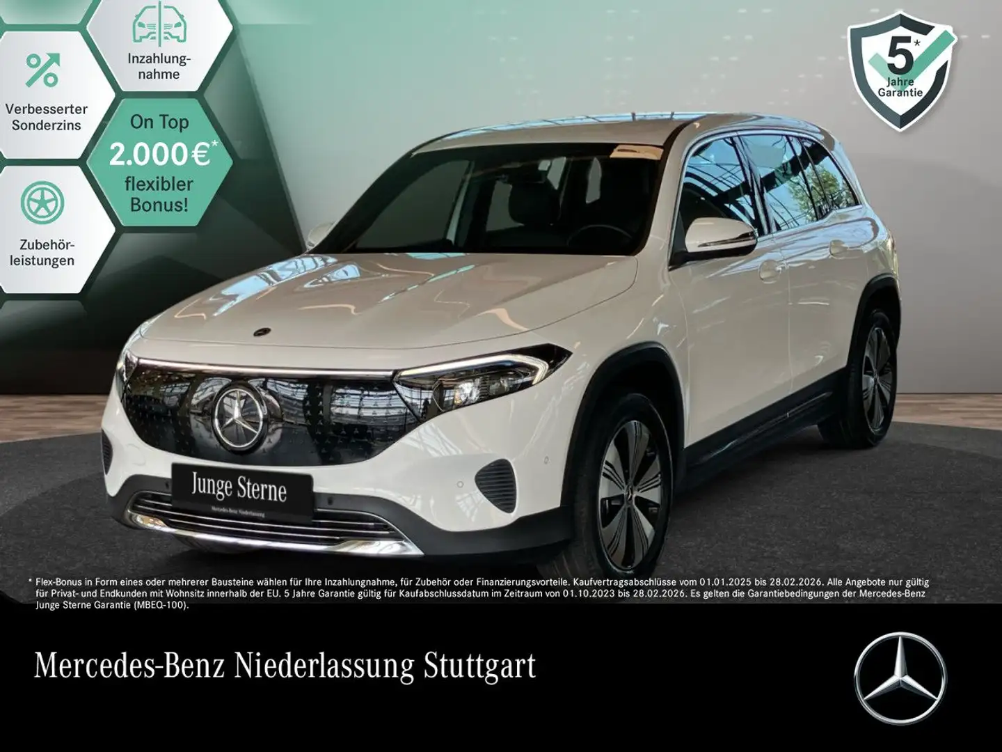Mercedes-Benz EQB 250 PROG+ADVANCED+AHK+KAMERA+SPUR Weiß - 1