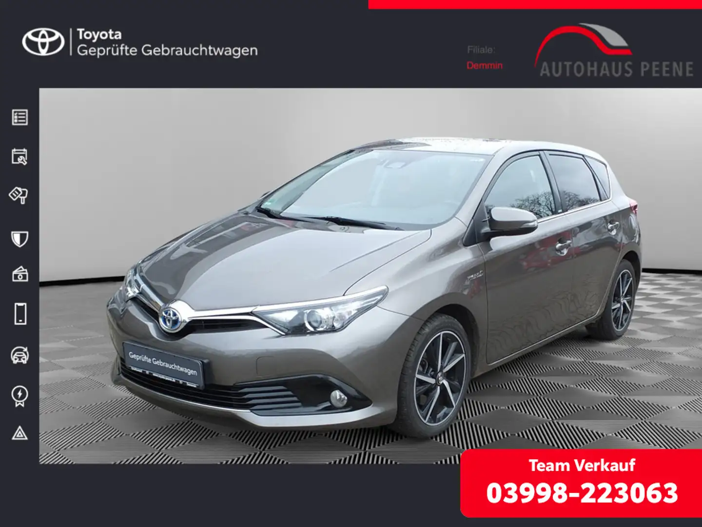 Toyota Auris 1.8 Hybrid Edition-S+ Bronze - 1