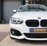 BMW 118 serie 118i 136ch m sport bva sieges chaiffants camera gps black panel clim auto Blanc - thumbnail 9