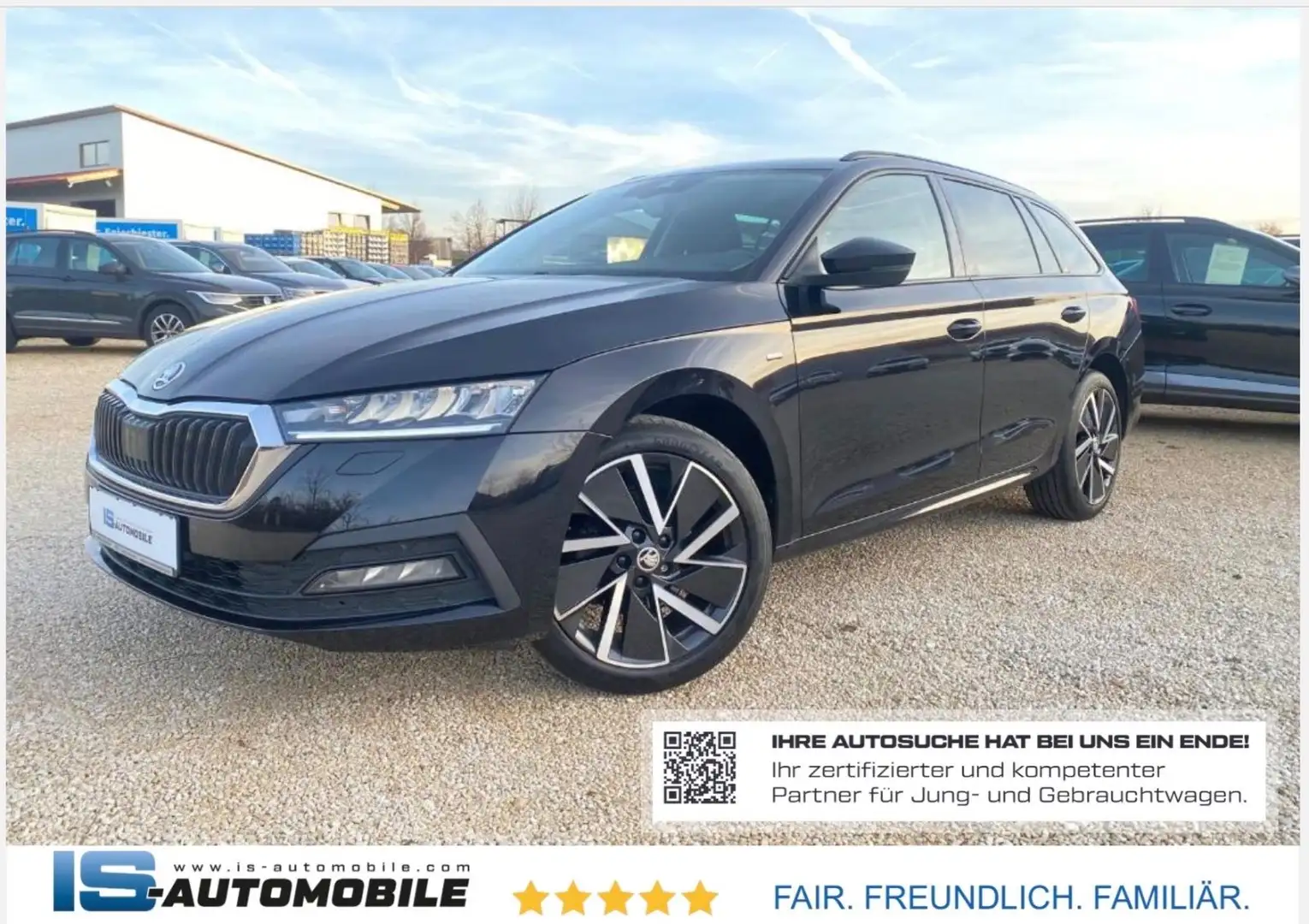 Skoda Octavia CombiClever,NAVI.LED,ACC,SHZ,STH,RFK,PDC Noir - 1