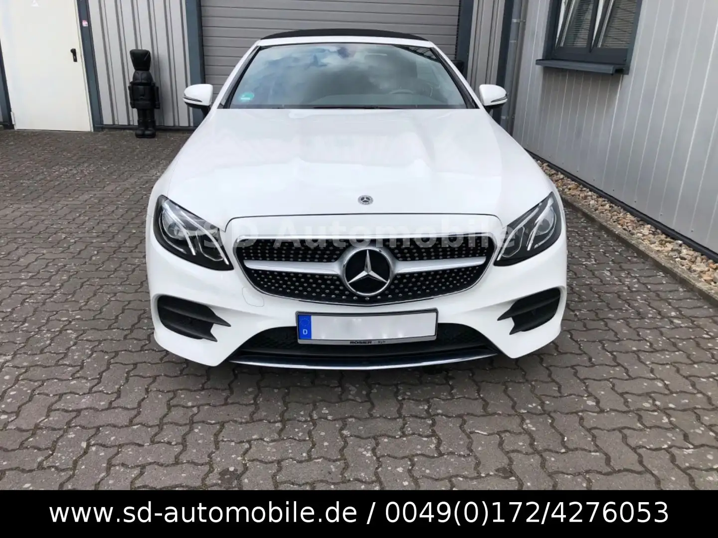 Mercedes-Benz E 220 E -Klasse Cabrio E 220 d AMG Line + AHK Weiß - 2