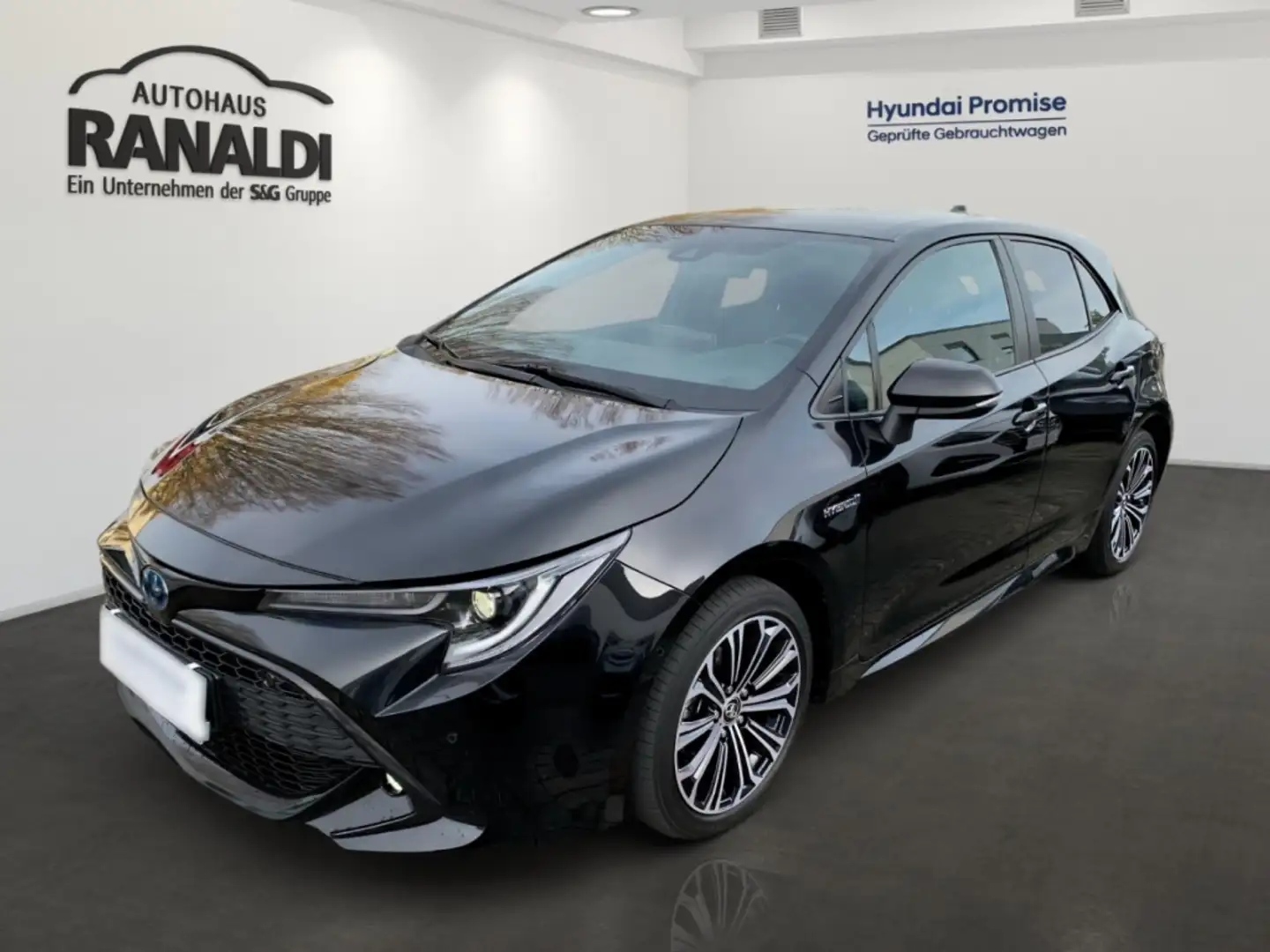 Toyota Corolla 1.8 Hybrid Club++Scheckheft++Top Ausstattung! Schwarz - 1
