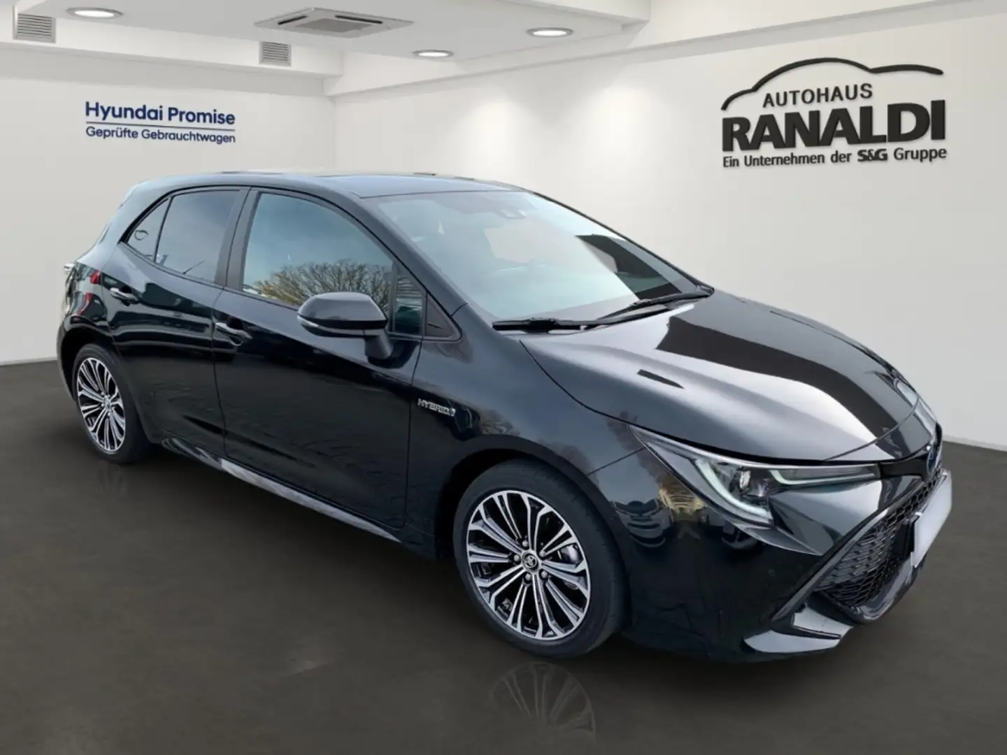 Toyota Corolla 1.8 Hybrid Club++Scheckheft++Top Ausstattung! Schwarz - 2