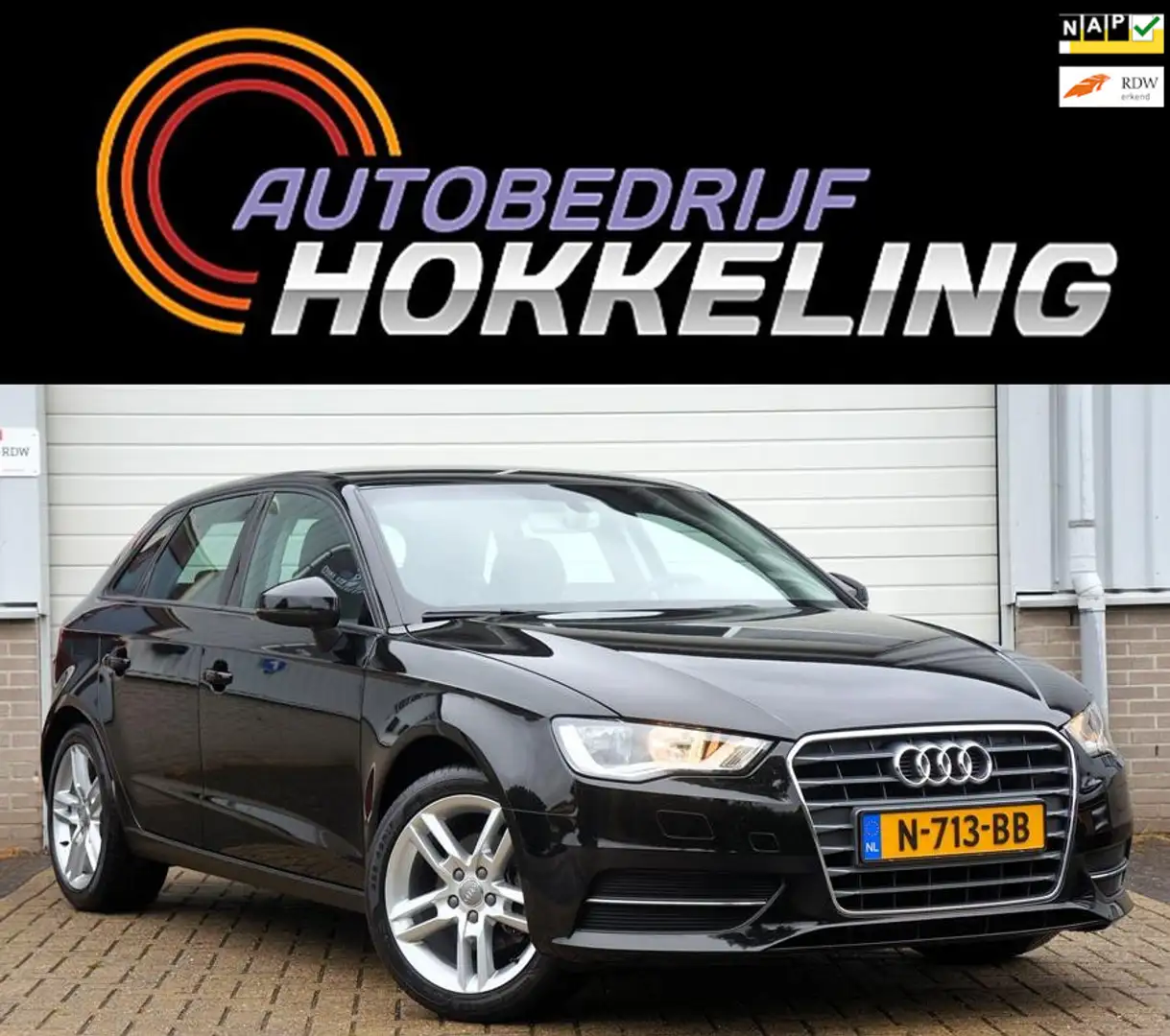 Audi A3 Sportback 1.4 TFSI Ambiente Pro Line plus; Leder+S Negro - 1