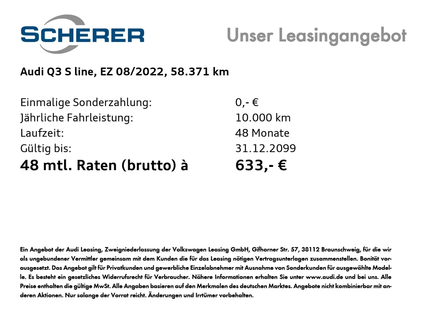 Audi Q3 45 TFSI e S line Weiß - 2