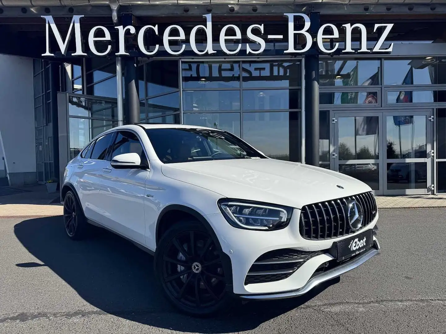 Mercedes-Benz GLC 43 AMG Coupe AirM+Memory+RFK+ SPUR+TOTW+ESD Wit - 1