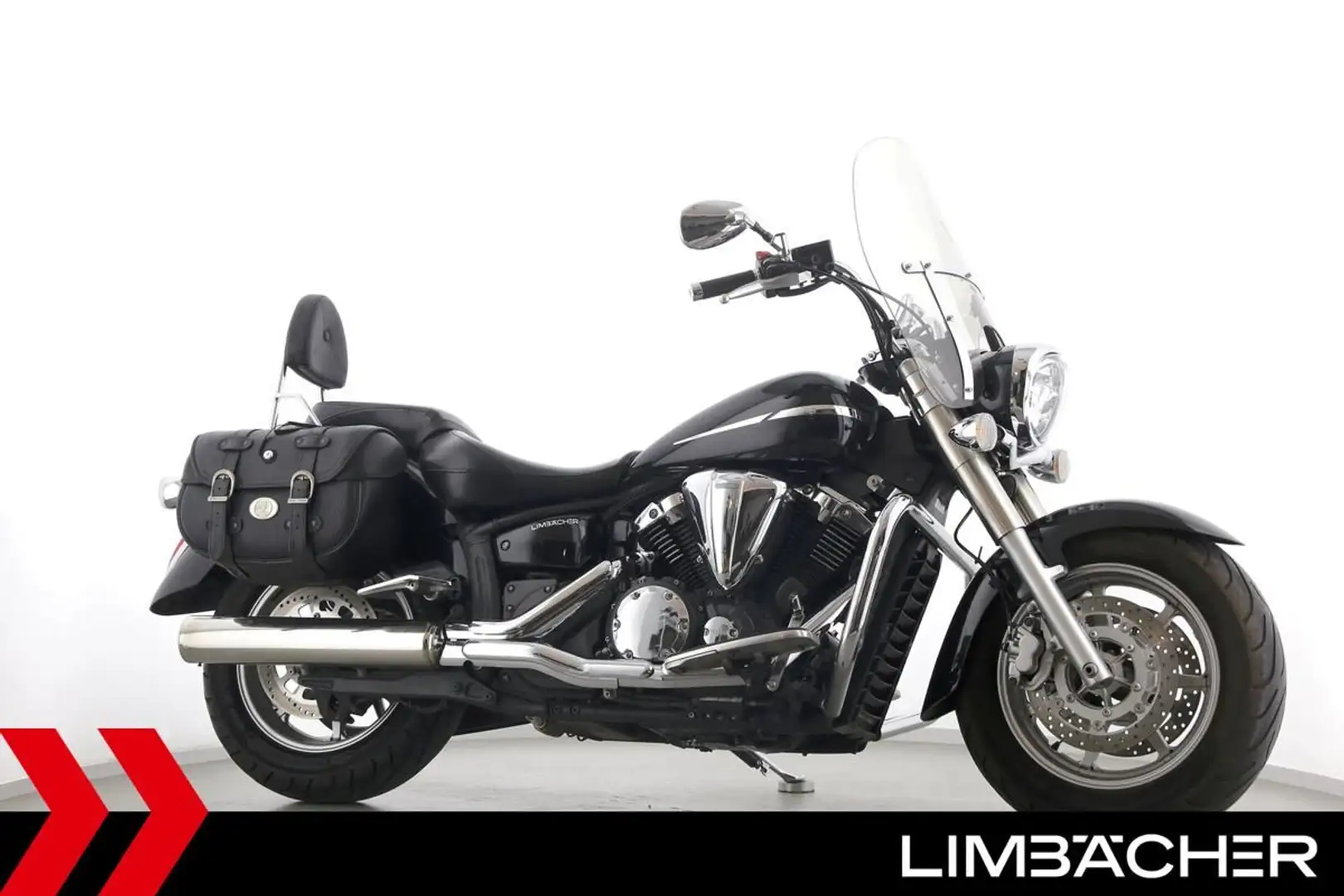 Yamaha XVS 1300 A MIDNIGHT STAR - MILLER, TASCHEN Schwarz - 1