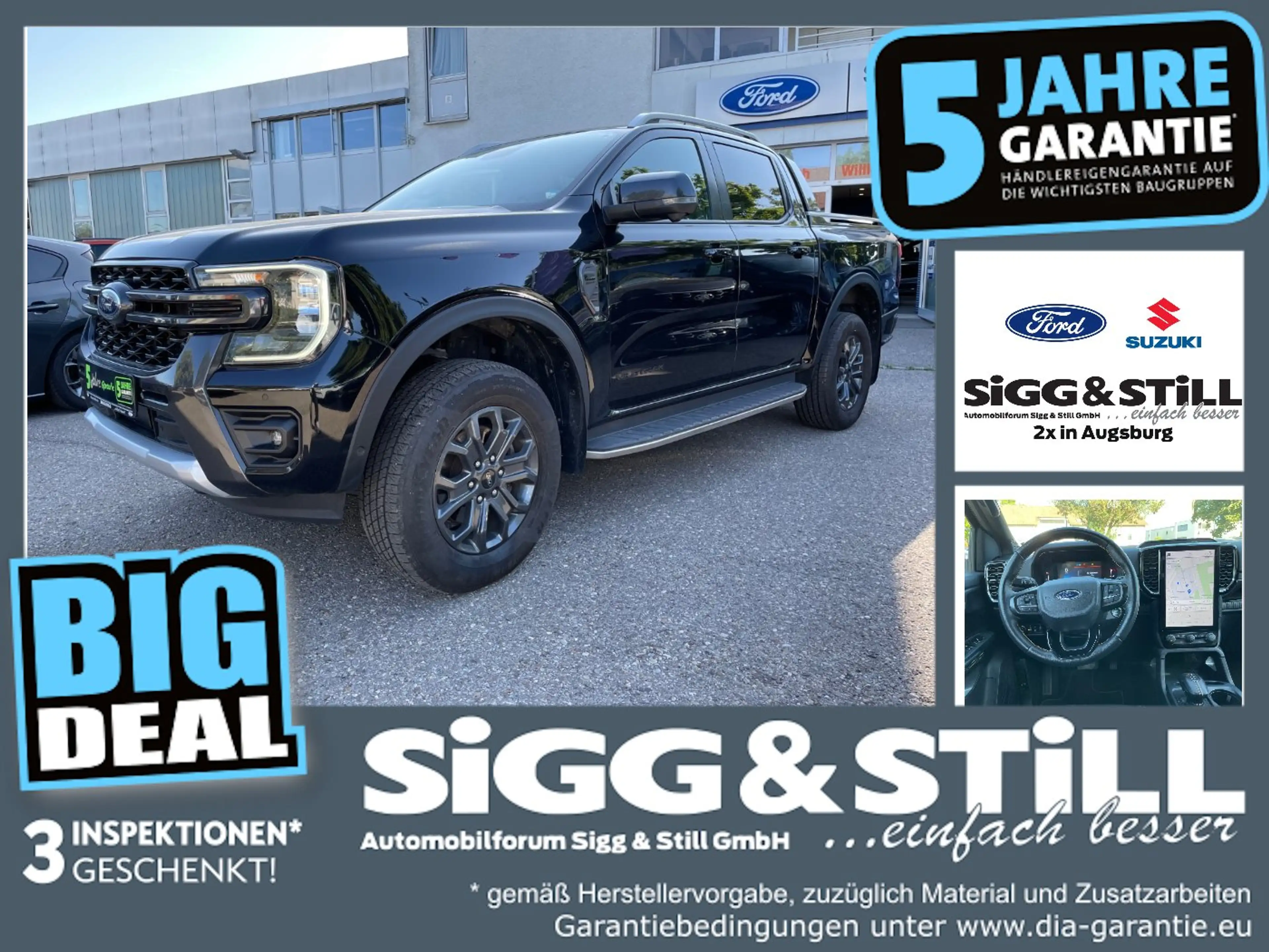 Ford Ranger 2.0 Wildtrak e-4WD DOKA AHK*LED*ACC*B&O*PDC