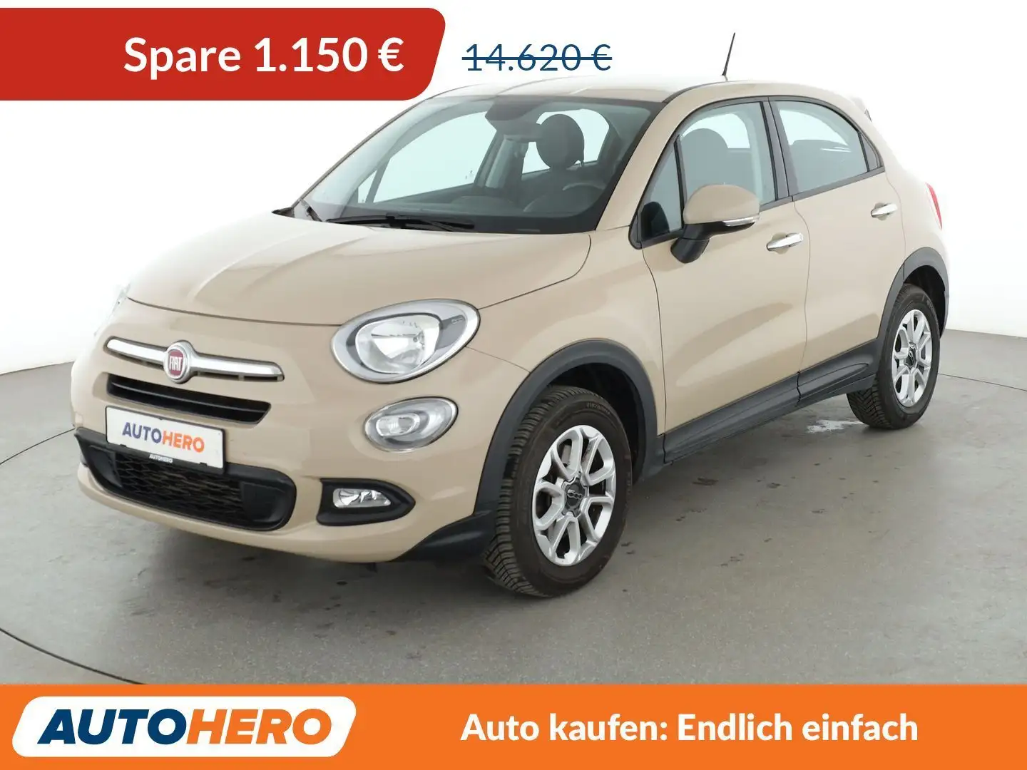 Fiat 500X 1.4 Turbo Pop Star Aut.*NAVI*TEMPO*PDC*SHZ* Braun - 1