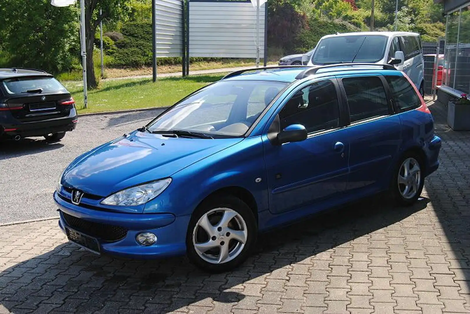 Peugeot 206 JBL HDi FAP 110.8xRäder.Klima Modrá - 1