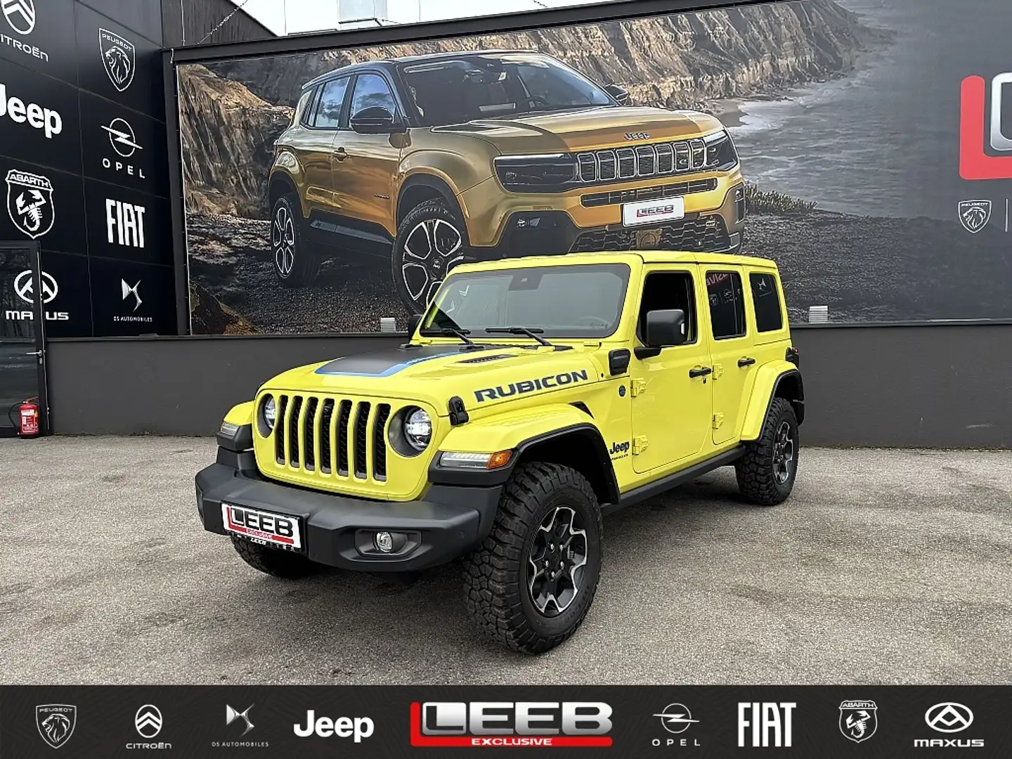 Jeep Wrangler Rubicon 2.0 PHEV 380 PS AT 4xe Gelb - 1