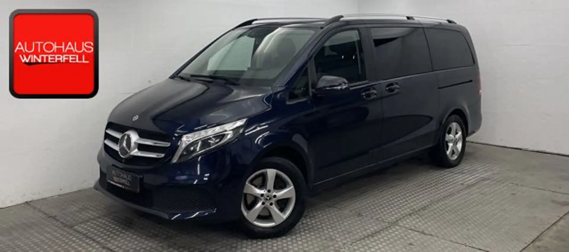 Mercedes-Benz V 300 d lang 4M Avantgarde Edition 7SITZ+360+AHK Bleu - 1