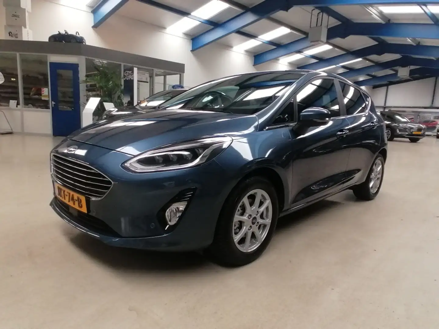 Ford Fiesta 95PK EcoB. Titanium X Blauw - 2