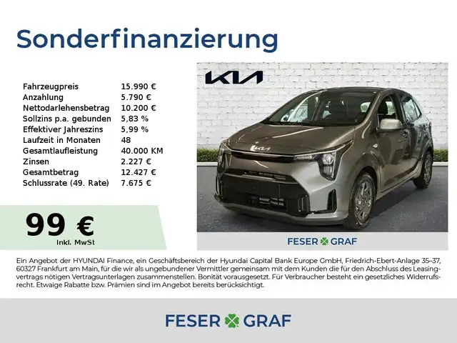 Kia Picanto PE2 1.0 MT VISION NAVI SH KAMERA UVM.