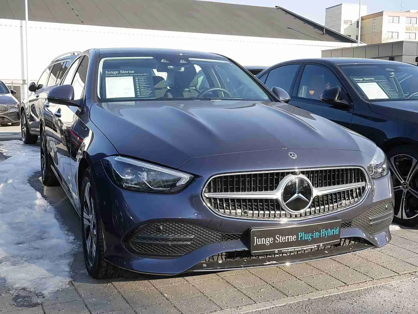 Mercedes-Benz C 300 e Limo AVANTGARDE+PANO+MEMORY+DISTRONIC+++ Blau - 2