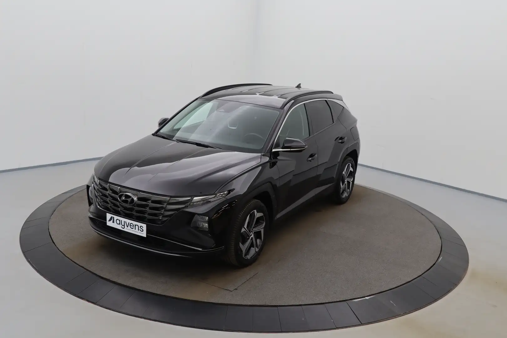 Hyundai TUCSON 1.6 T-GDi HEV Shine LEDER/CUIR LED GPS PDC 360CAM Noir - 1