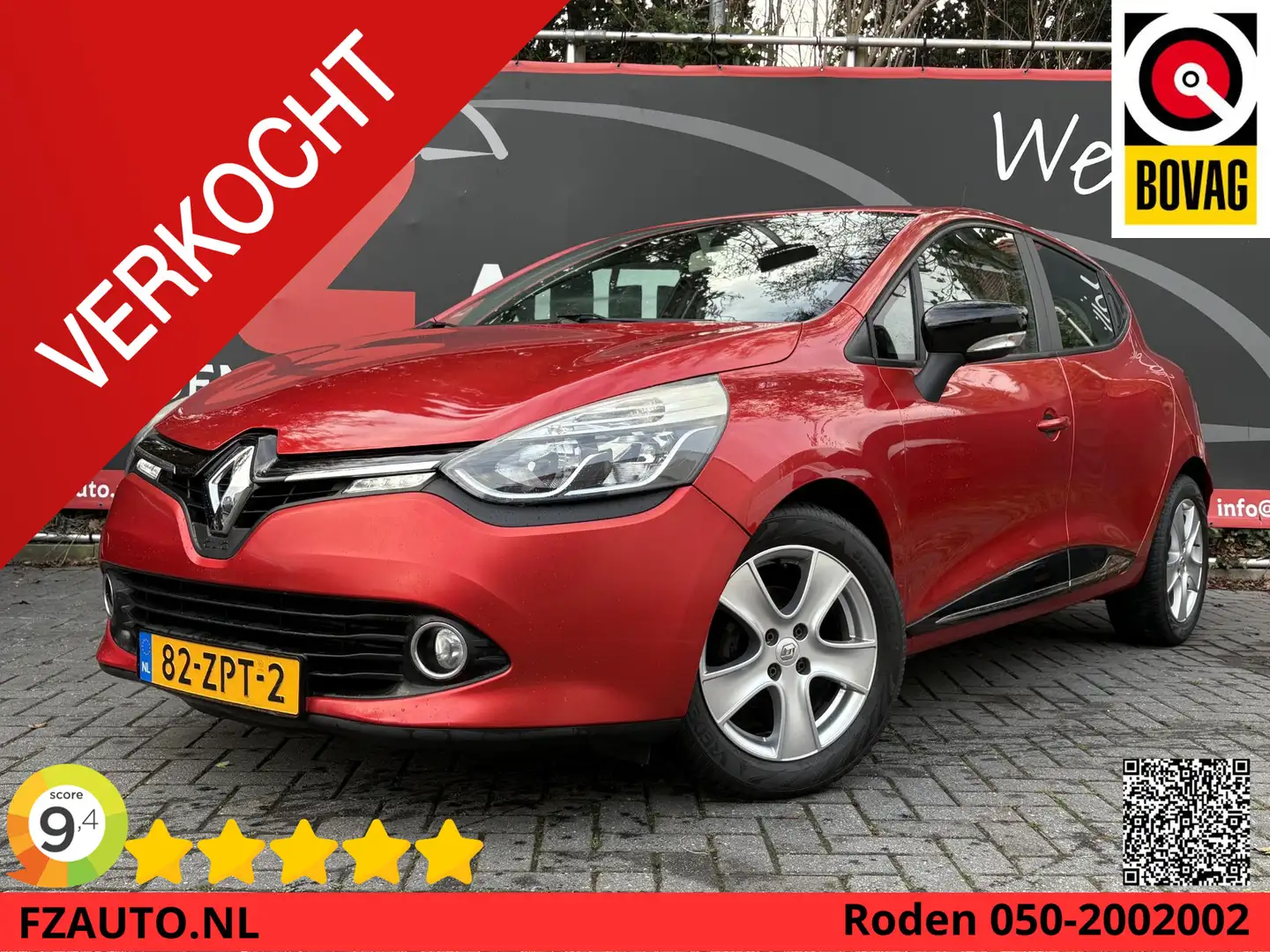 Renault Clio 0.9 TCe Expression - Navigatie - Airconditioning - Rood - 1