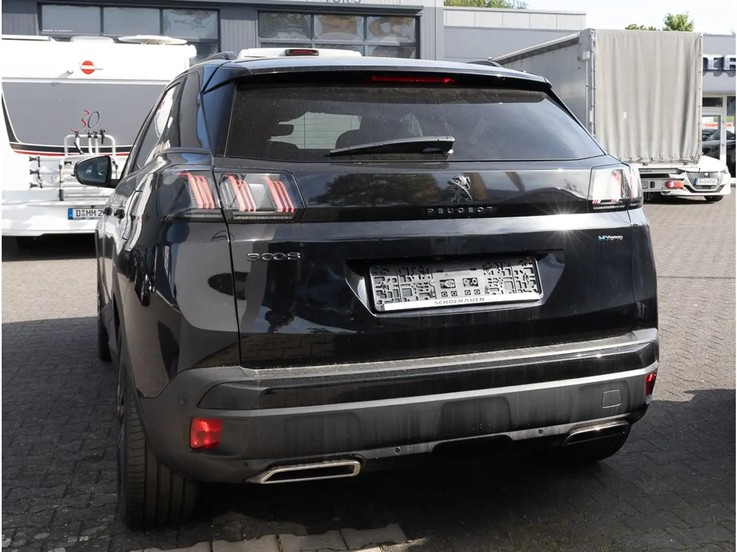 Peugeot 3008 Plug-In Hybrid 225 1.6+MET+PANORAMA+SHZ+ Zwart - 2