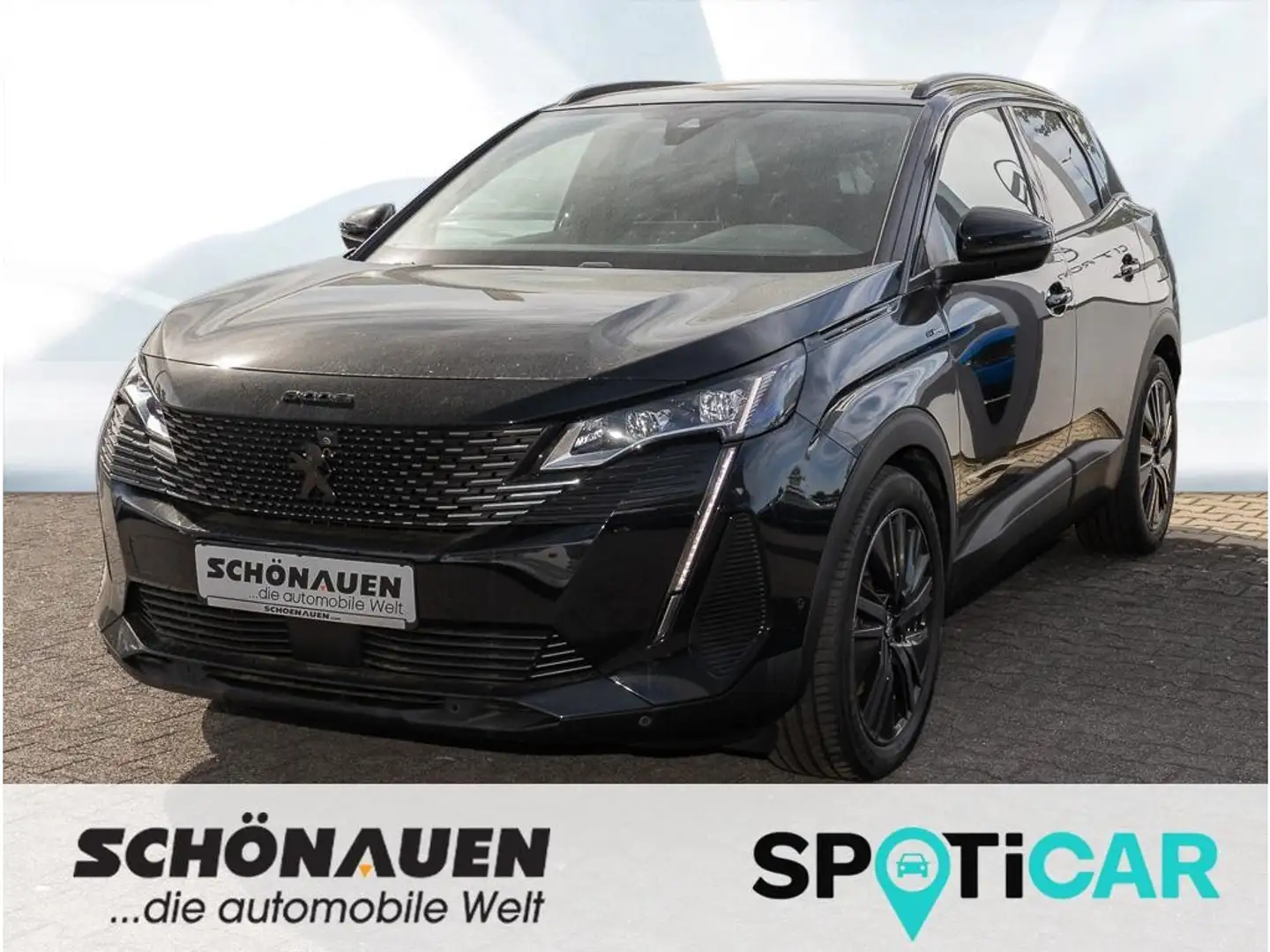 Peugeot 3008 Plug-In Hybrid 225 1.6+MET+PANORAMA+SHZ+ Zwart - 1