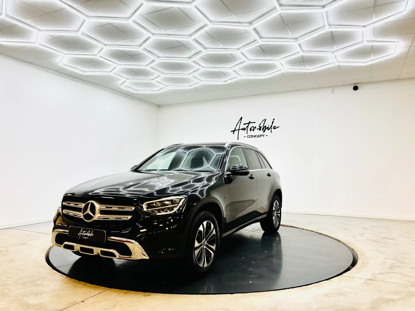 Mercedes-Benz GLC 300 ✅1AN GARANATIE✅PANO✅1ER PROPRIO✅REMORQUE Noir - 1