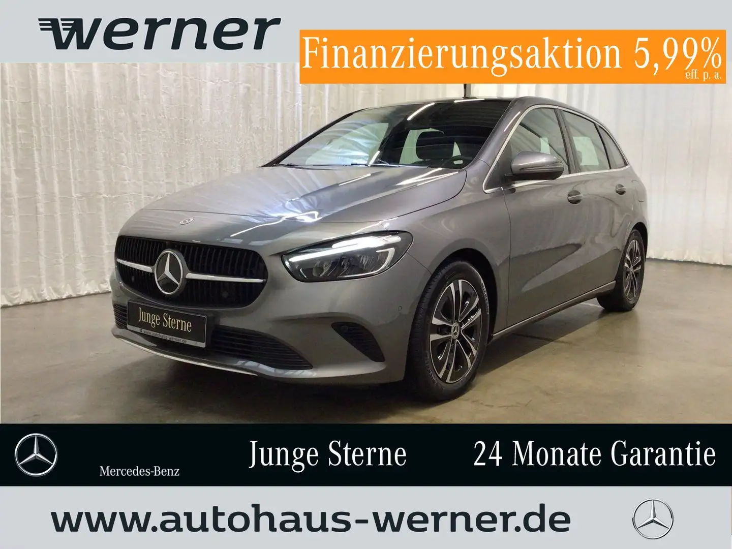 Mercedes-Benz B 220 4M PROGR-ADV PANO AHK KAMERA EASYP LED VZA Gris - 1