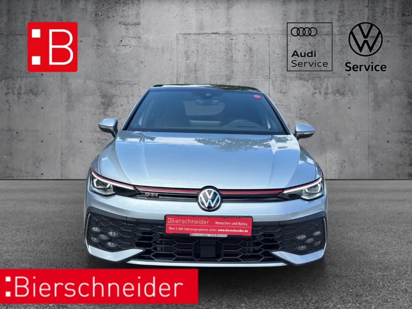 Volkswagen Golf GTI 8 2.0 TSI DSG Facelift IQ-LIGHT DIGITAL PRO PANO K Silber - 2