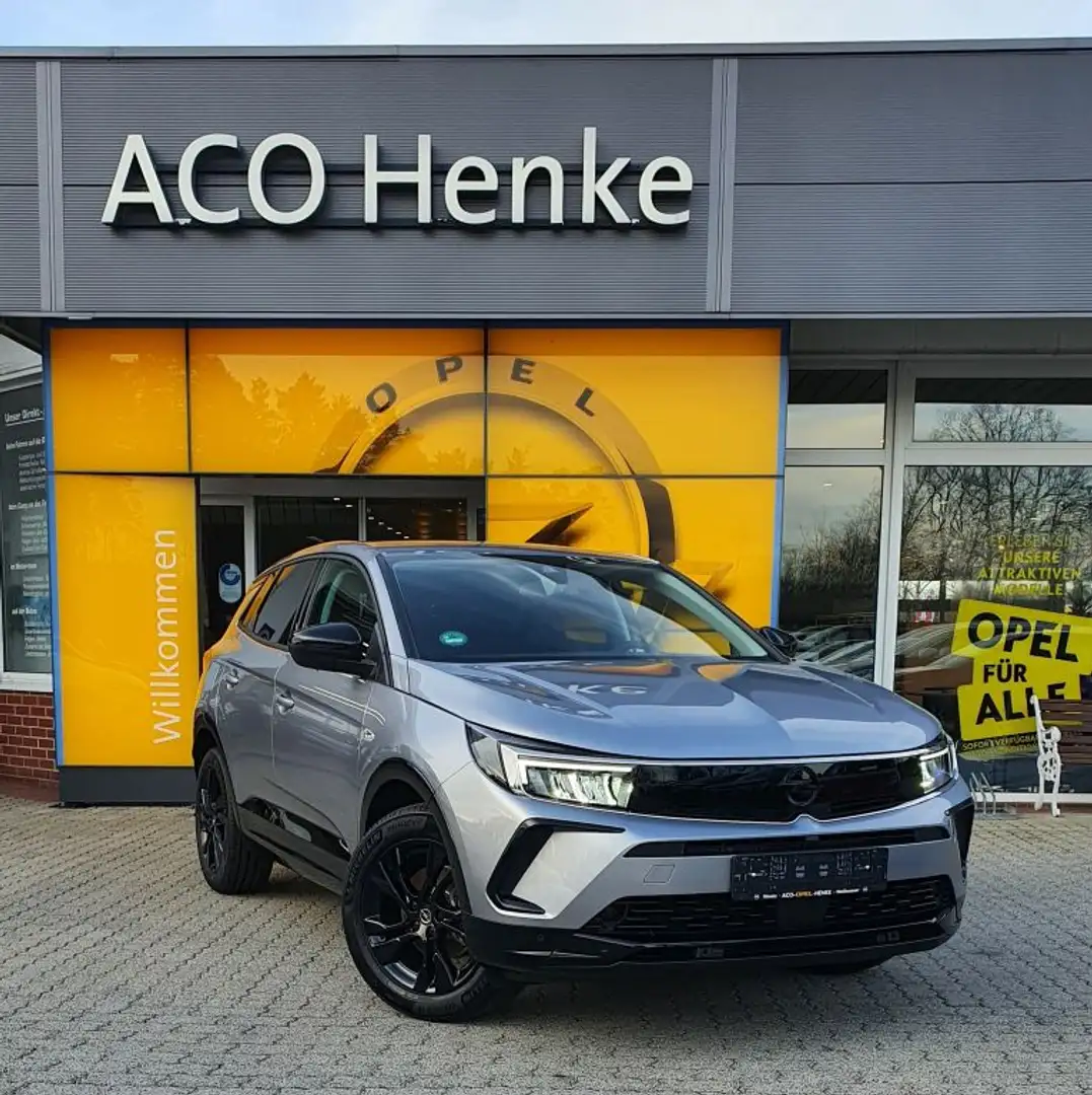 Opel Grandland 1.2 DI GS Line Silber - 1