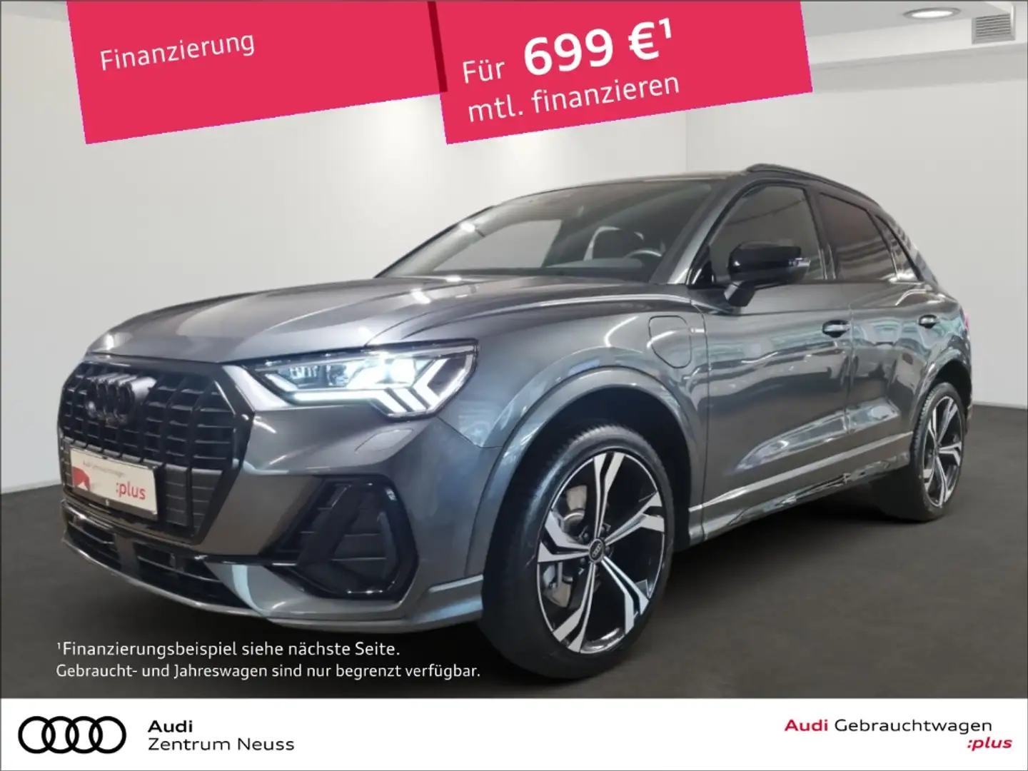 Audi Q3 S-Line 45 TFSIe ACC AHK MATRIX-LED CARPLAY Gris - 1