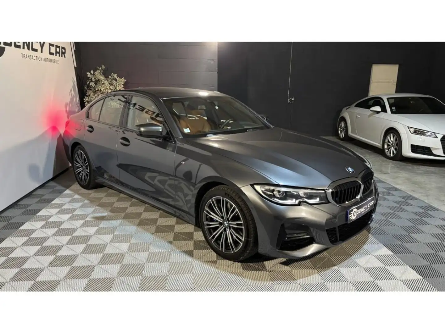 BMW 330 SERIE 330e 292ch M SPORT G20 Berline - Suivie Grau - 2