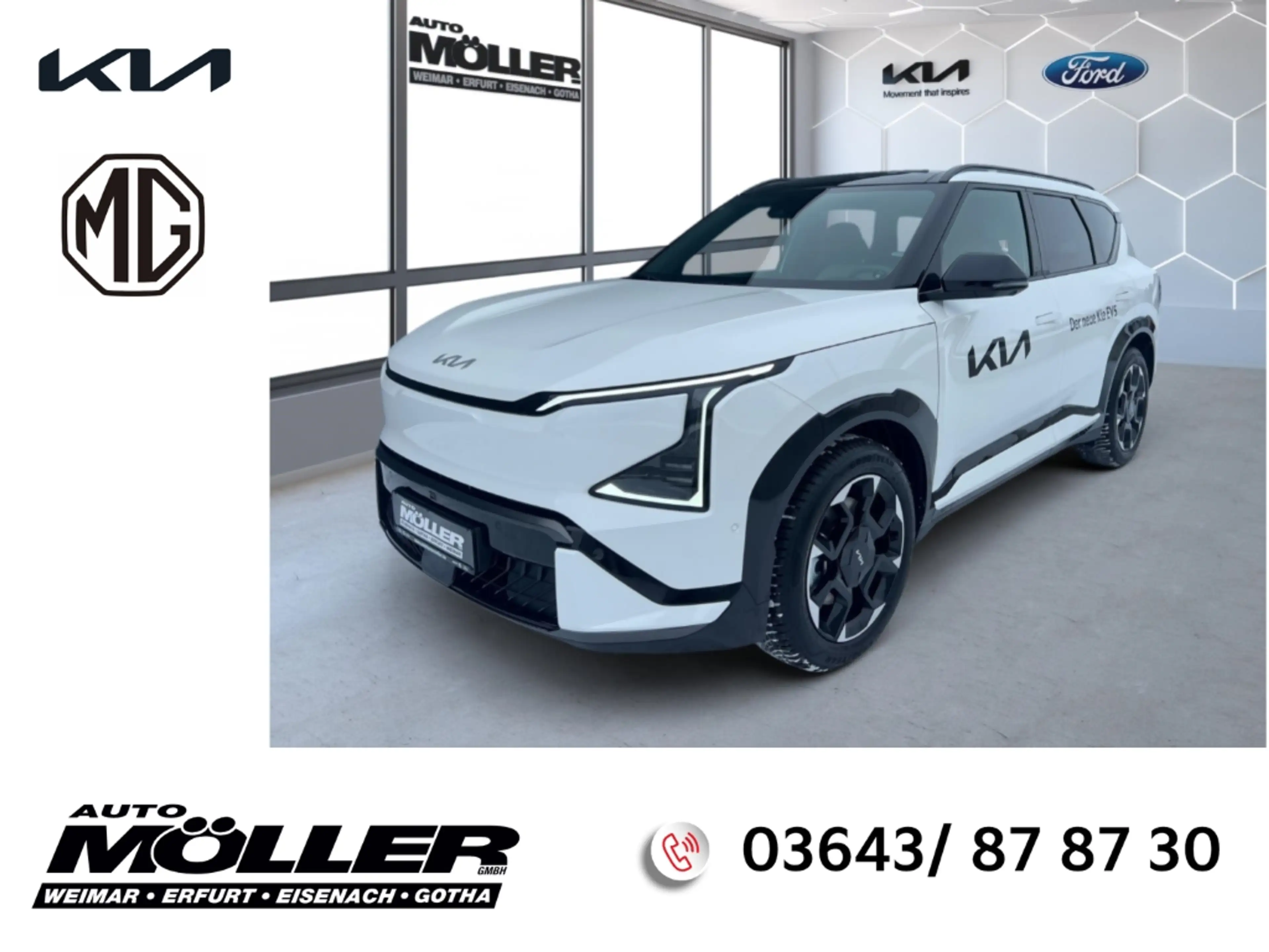 Kia EV5 GT-Line Glasdach Drive 81,4-kWh ACC Massage Head-U