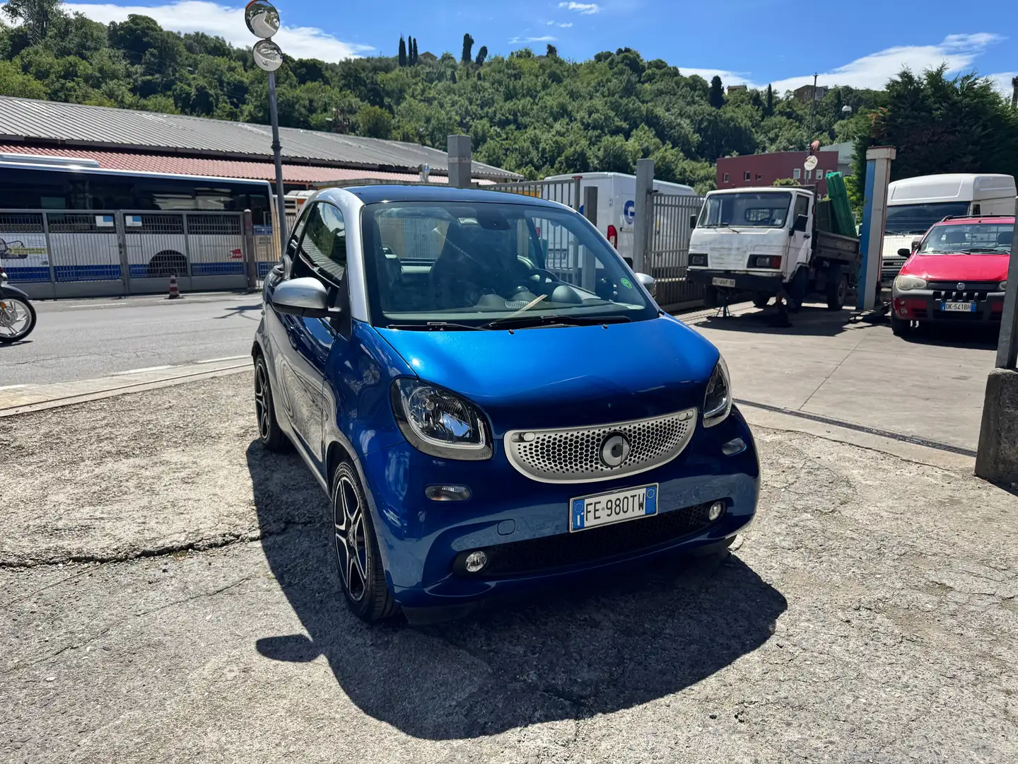 smart forTwo Fortwo III 20150.9 t Limited Modrá - 1