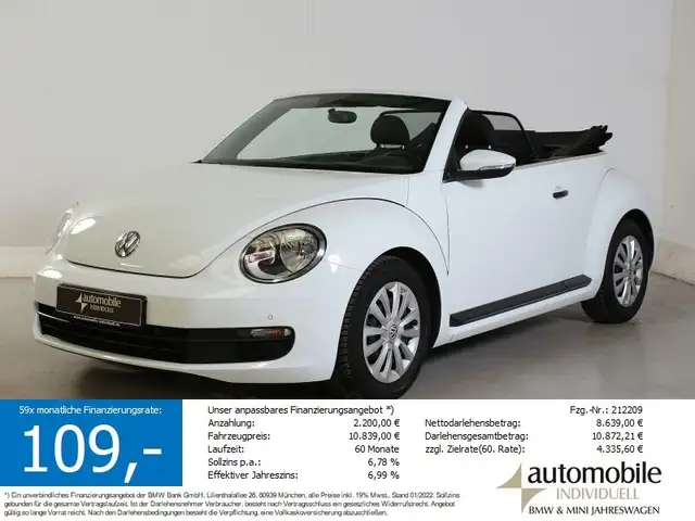 Volkswagen Beetle The  Cabrio 1.2 TSI el. Verdeck Touchscreen