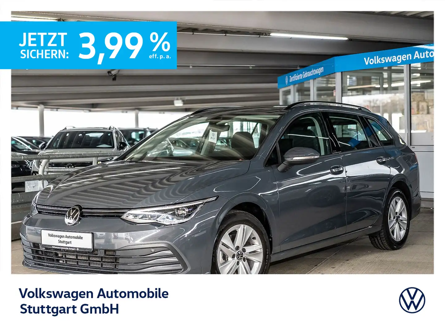 Volkswagen Golf Variant Life 1.5 TSI Navi LED ACC AHK SHZ Grau - 1