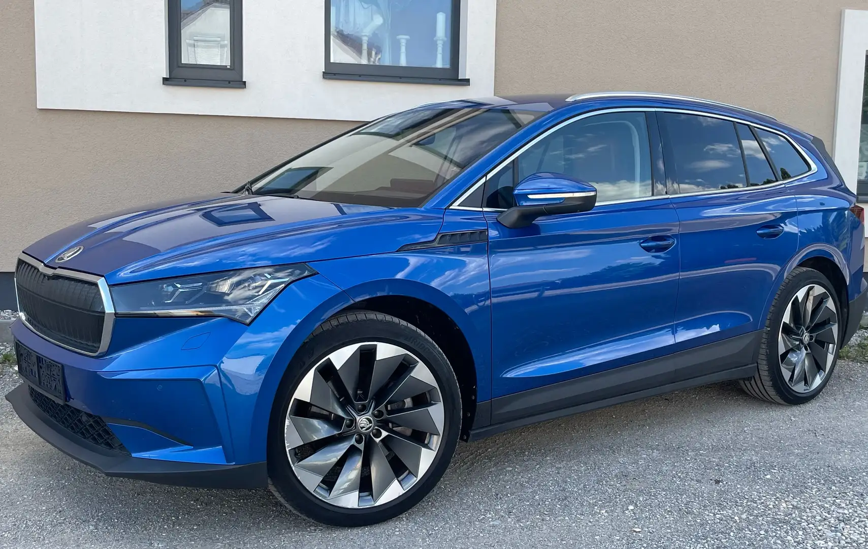Skoda Enyaq 80 Suite,Leder,Matrix,AHK,21,HUD,Memory,Wie Neu:-) Blau - 2